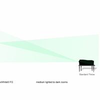 SPECTRUM - LEINWÄNDE ÉLECTRIQUE AVEC ÉCRAN MAXWHITE POUR PROJECTEURS STANDARD