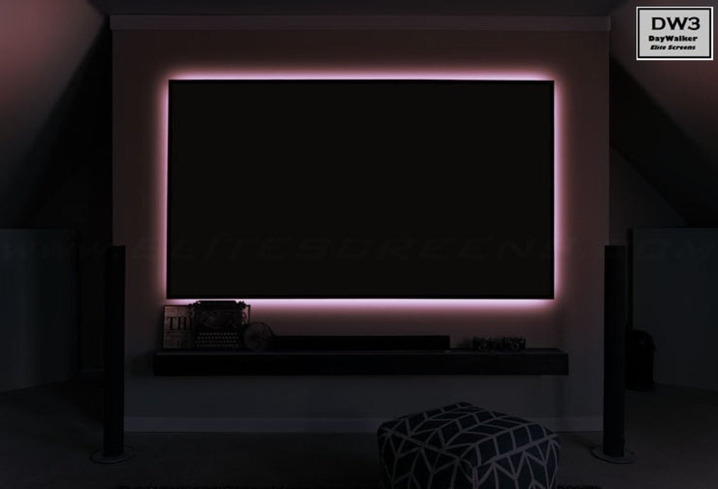 DAYWALKER EDGE FREE - ÉCRAN DE PROJECTION À CADRE FIXE