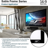 SABLE FRAME - ÉCRAN DE PROJECTION À CADRE FIXE
