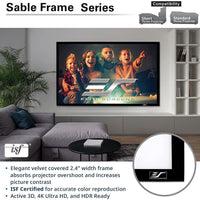 SABLE FRAME - ÉCRAN DE PROJECTION À CADRE FIXE
