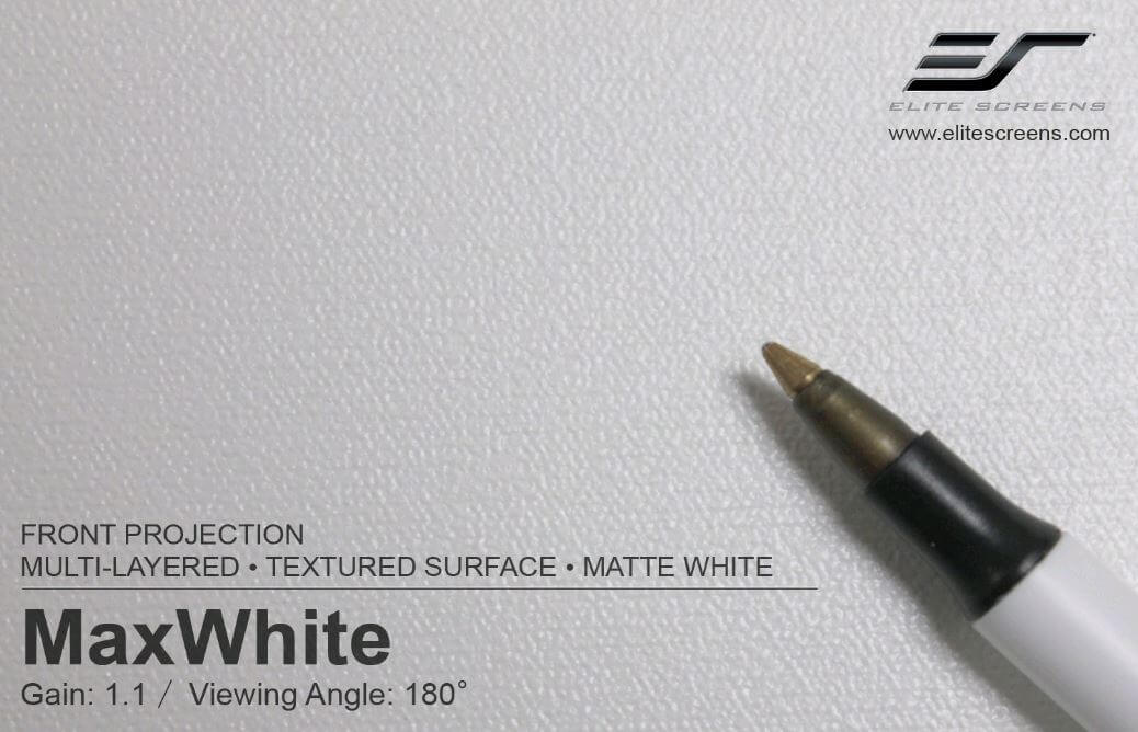 MAXWHITE - ÉCHANTILLON DE MATÉRIAU D'ÉCRAN (DIN A4)