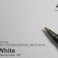 MAXWHITE - ÉCHANTILLON DE MATÉRIAU D'ÉCRAN (DIN A4)